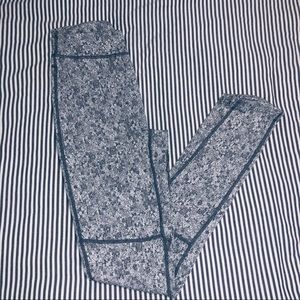 Gymshark Fleur Texture Leggings Charcoal Marl XS